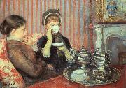 Mary Cassatt The Cup of Tea oil painting reproduction